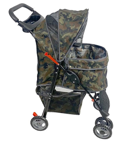 AmorosO 4 Wheels Pet Convenient Stroller