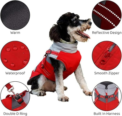 Norbi Dog Winter Coat 2 in 1 Dog