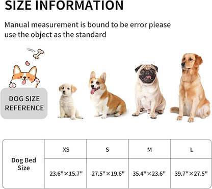 NOYAL Dog Bed Mat Soft Washable Dog Crate