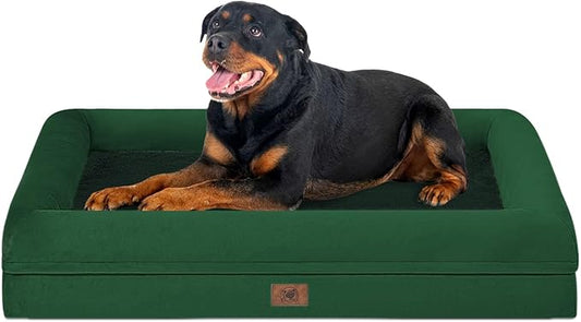 Orthopedic Washable Large Dog Bed: XXLarge Dog Bed Bolster Waterproof