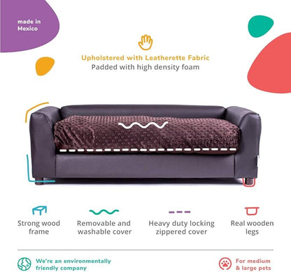 Keet Fluffy Deluxe Pet Bed (40x23x13)