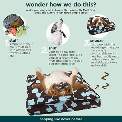 Molly Mutt Water-Resistant Dog Bed Liner 27”x36”x4.75”