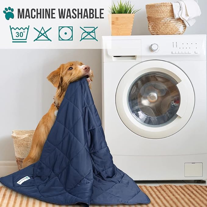 PetAmi Premium Cooling Dog Blanket 29x40, Navy