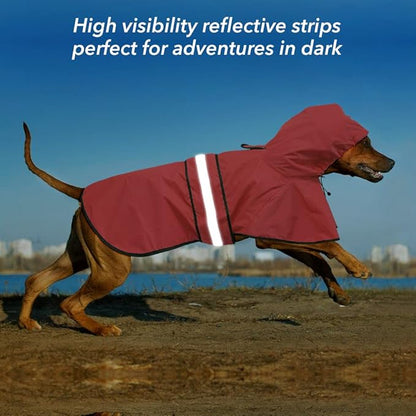 Waterproof Reflective Dog Raincoat