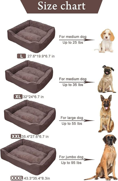 PUPPBUDD Dog Beds for Extra Large Dogs