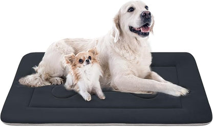 JoicyCo Extra Large Dog Bed Soft Dog Crate Pad Mat 48 in Non-Slip Bottom Washable Dog Sleeping Mattress Pet Beds Cat Bed Kennel Pad