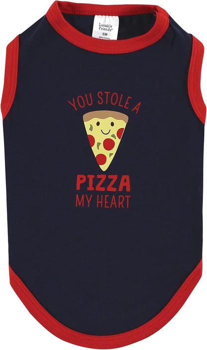 Luvable Friends Dog Pet Dog and Cats Cotton T-Shirts 2pk