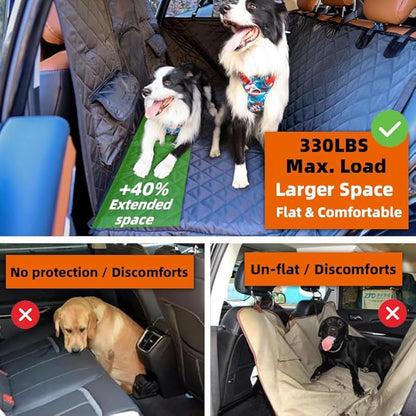 Heavy Duty Back Seat Extender for Dogs 2 in1