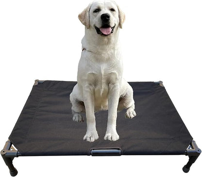Love&go Elevated Dog Bed with Metal Frame 34.5x25.5x5.5 inch,