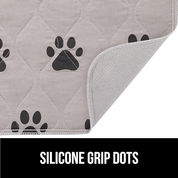 Gorilla Grip Washable Puppy Pads 28x18 Pack 2, Slip