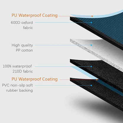 Car Dog Cover with Zipper- Car Hammock for Dogs Waterproof