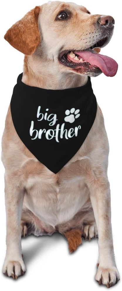 Big Brother Gender Reveal Baby Announcement Dog Bandana