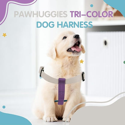 Tri-Color Dog Harness
