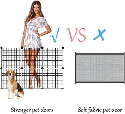 Dog Gates, Stair Gates, Barrier Gates, pet Gates, Dog enclosures, Easy to Assemble, can be Put Together into as Many Models as Needed (Single Piece 13.8 * 13.8 inches, 6 Pieces Total)