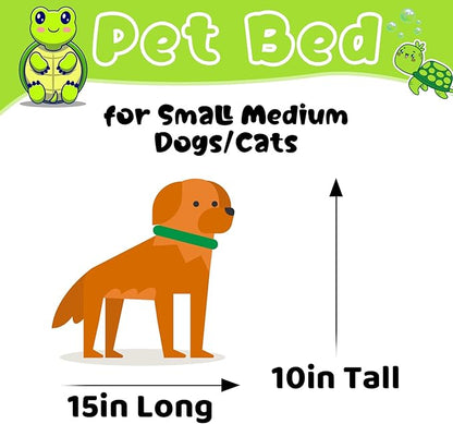 Dog Bed-Super Soft Dog Bed for Small Medium Dogs 21IN Pet