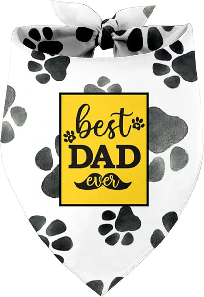 Best Dad Ever Dog Bandana (C17)