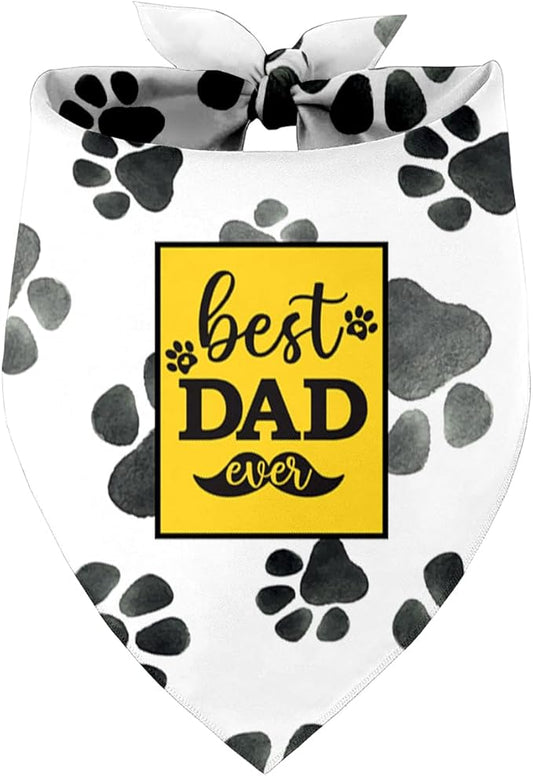 Best Dad Ever Dog Bandana (C17)