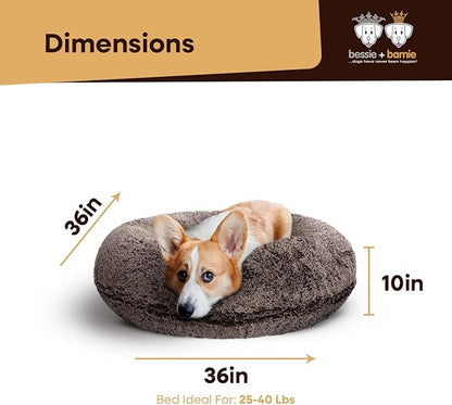 Bessie and Barnie Bagel Donut Dog Bed