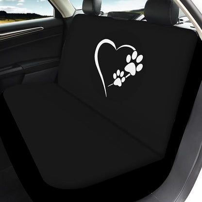 4 Pcs Dog Paw Heart Car Seat Cover