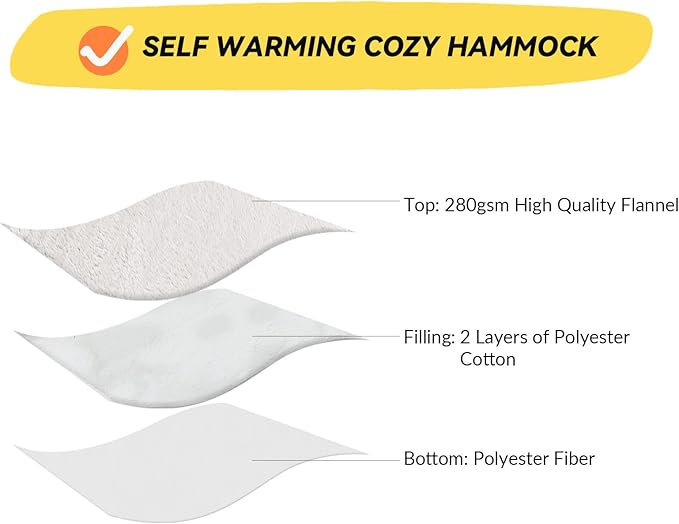 Patas Lague Cat and Dog Hammock Bed Small Dog Bed