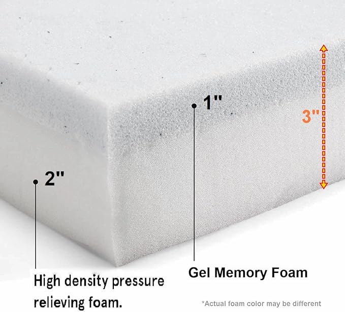 Dogbed4less Memory Foam Platform Dog Bed 24X16X3 Space