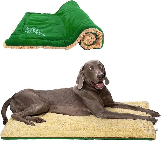 Dog Crate Mat Dog Bed Mat 27.5x43”Reversible Pet 500gms Sleeping