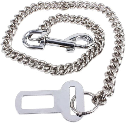 Stainless Steel No chew Dog Car Seat Belt Dogs(60cm)
