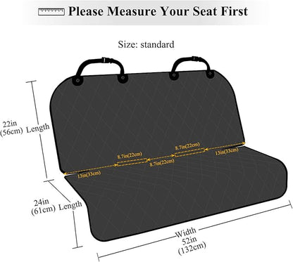 VIVAGLORY Dog Seat Covers 46" L 52" W