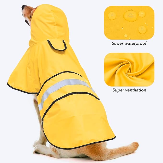 Reflective Dog Raincoat