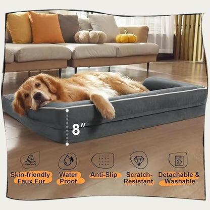 Large Dog Bed Orthopedic Washable