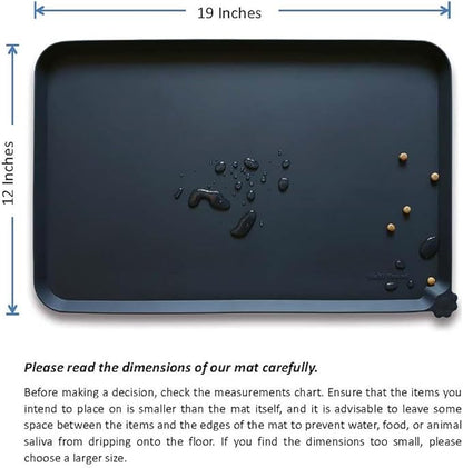Hoki Found Silicone Pet Food Mats Tray