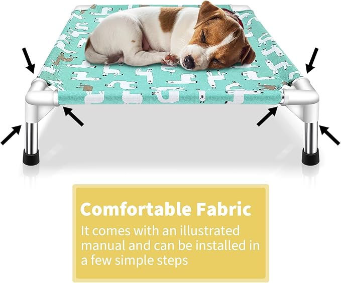 Elevated Dog Bed Pet cot for Small Dogs