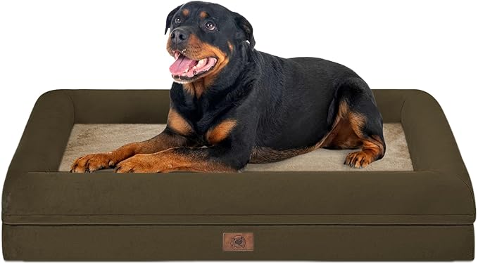 Orthopedic Washable Large Dog Bed: XXLarge Dog Bed Bolster Waterproof