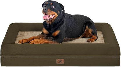 Orthopedic Washable Large Dog Bed: XXLarge Dog Bed Bolster Waterproof