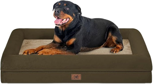 Orthopedic Washable Large Dog Bed: XXLarge Dog Bed Bolster Waterproof