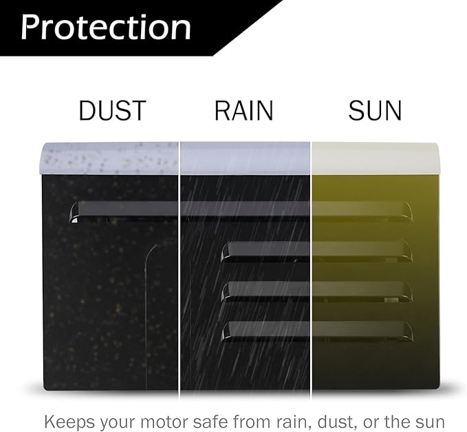 RunNico 2 Pack Pool Pump Covers for Outside Units