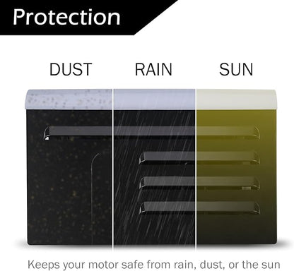 RunNico 2 Pack Pool Pump Covers for Outside Units