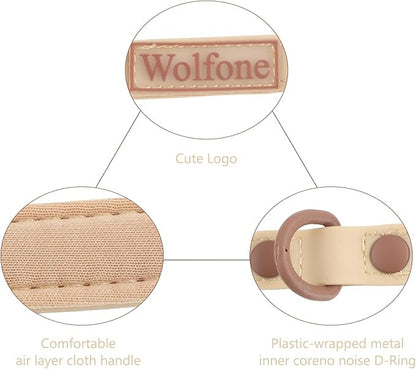 Waterproof Dog Leash Carabiner Leash for Dogs Soft 5ft*15mm*2.0mm Sand