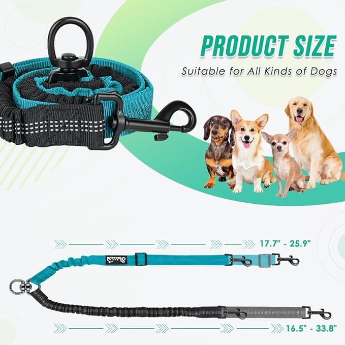 Two Dog Lead 2 in 1 Upgraded