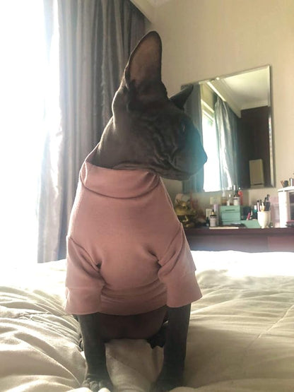 Sphynx Hairless Cat Cotton Tshirts Pet Clothes