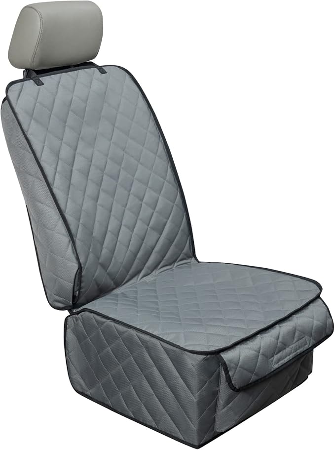 Waterproof Front Seat Cover Dog Car Seat Covers Nonslip and Full Protection with Side Flaps Fits Most Cars