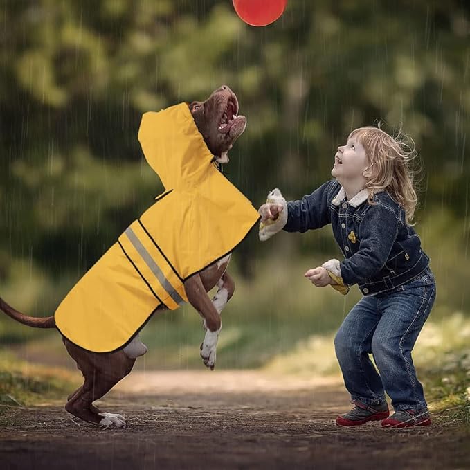 Hooded Dog Rain Coats