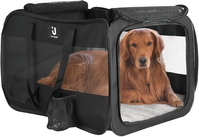 Folding Soft Dog Crate 36"x25"x25" Dog