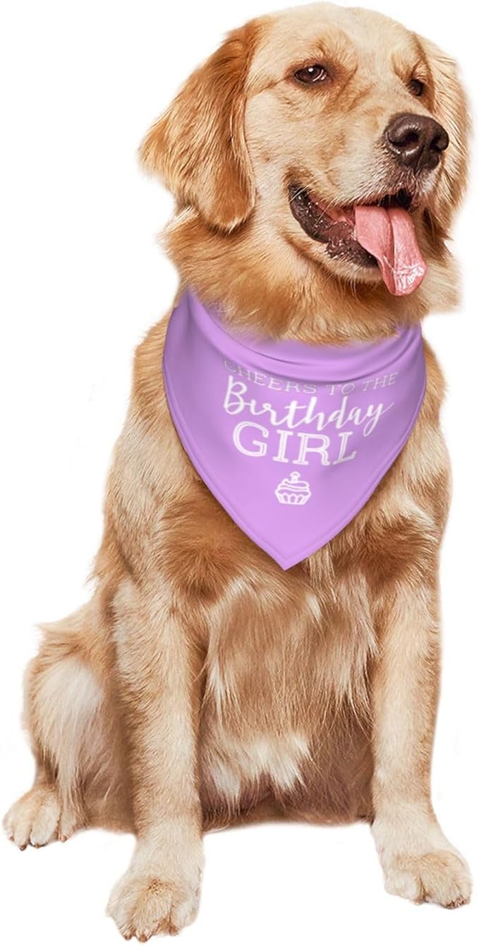 Birthday Girl Dog Bandana