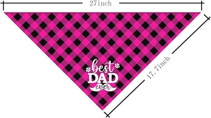 Best Dad Ever Dog Bandana (C12)