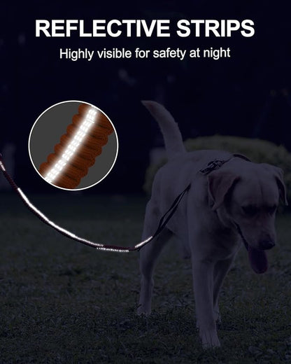 Joytale Tactical Dog Leash Heavy Duty 4-6FT Shock 2 Padded