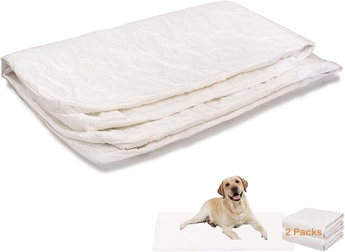 Waterproof Dog Bed Cover Replacement - Removable Washable Compatible DIY Pillarcase and Bed Liner for Insert 48x30 Inch Beds 2 Pack