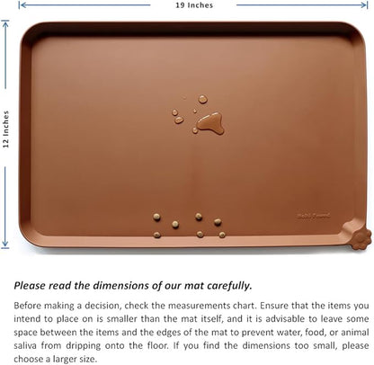 Hoki Found Silicone Pet Food Mats Tray