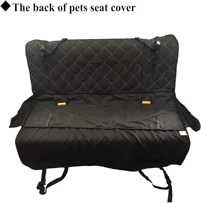 AFPANQZ Rainbow Tie Dye Dog Seat Cover