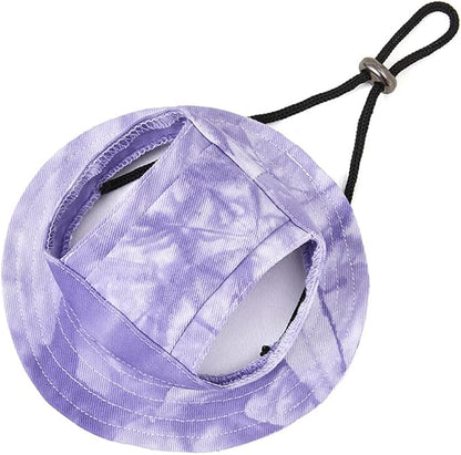 Dog Princess Hat Round Brim